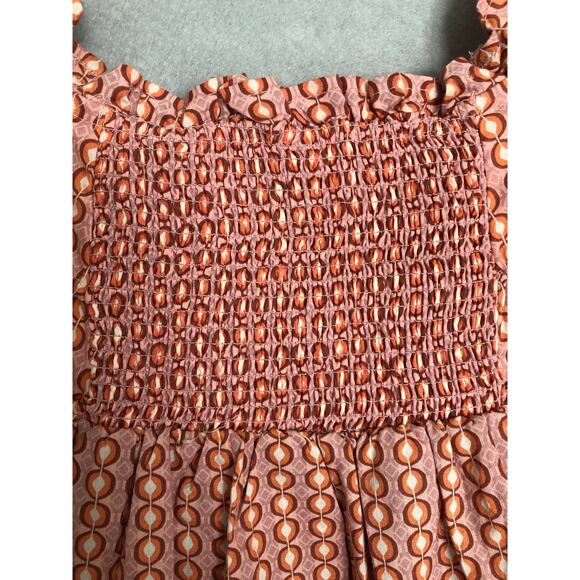 Free People Women's Small Star Dip Mini Dress in Glass Roses Combo NEW - Picture 6 of 9